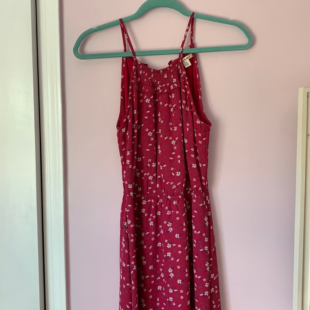 Halter top floral dress
